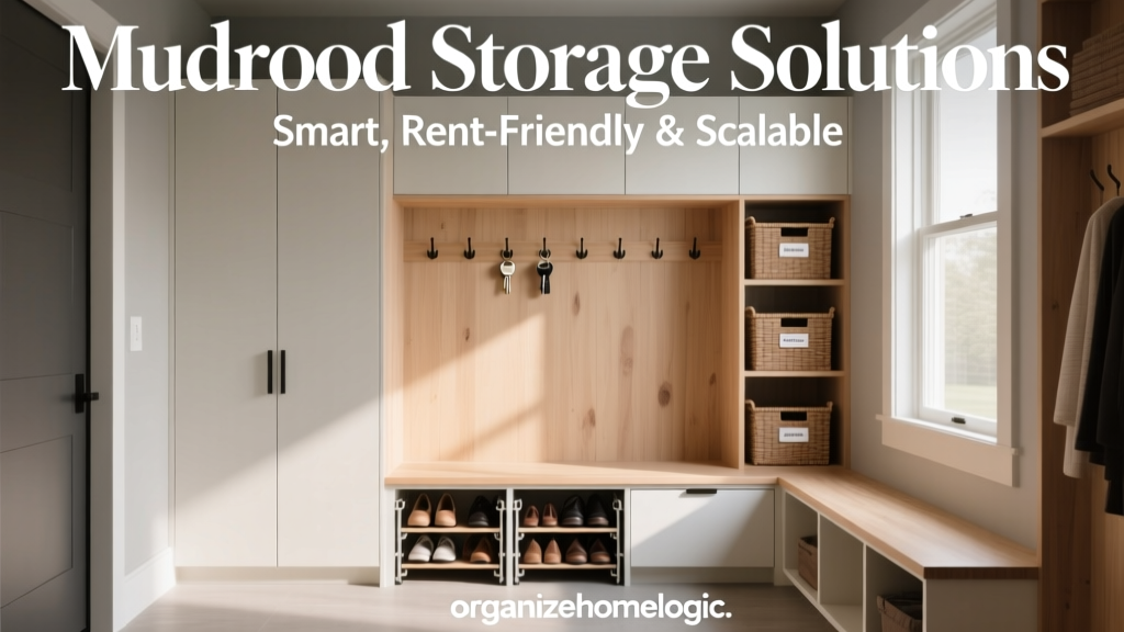 Mudroom Storage Solutions: Smart, Rent-Friendly & Scalable