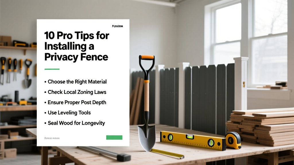 Privacy Fence Guide: Practical Tips for Homeowners