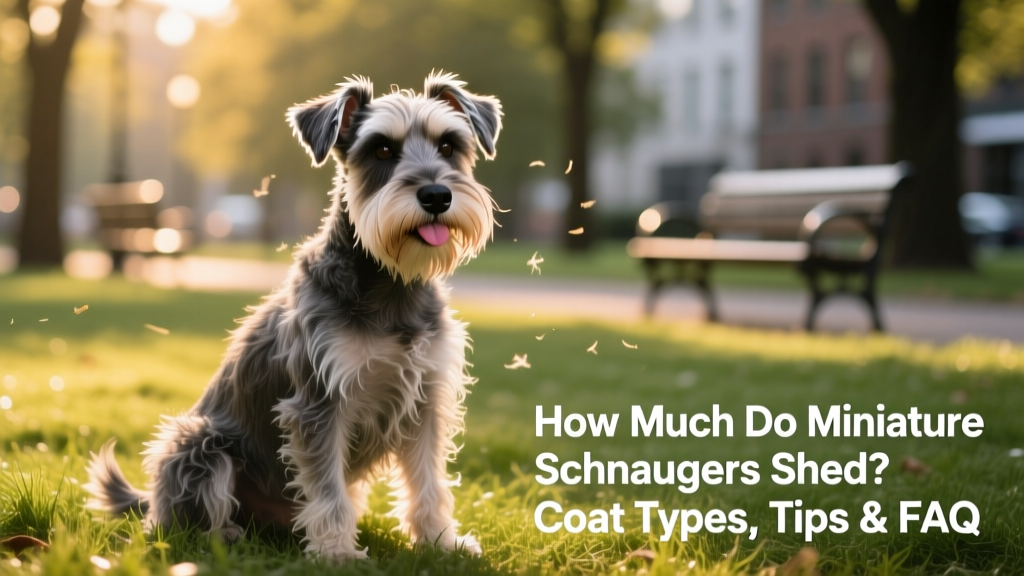 miniature schnauzer dog sitting on grass at the park