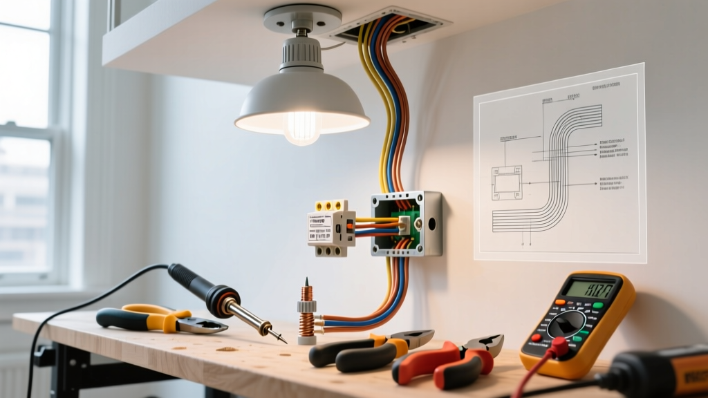 Light Fixture Electrical Wiring: Safety Protocols & NEC Guide
