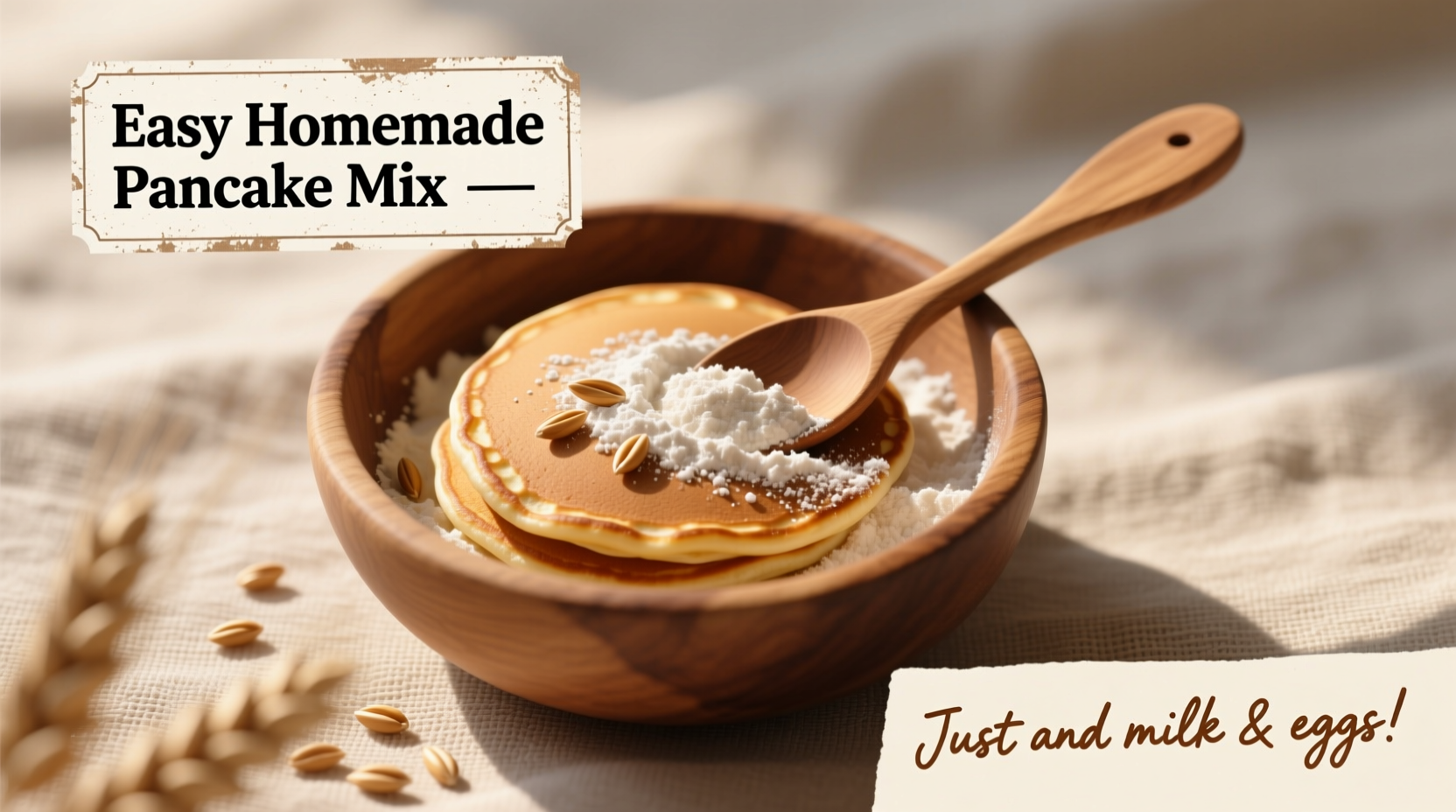 easy homemade pancake mix