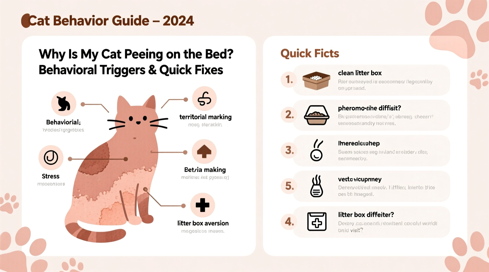why is my cat peeing on the bed behavioral triggers and quick fixes
