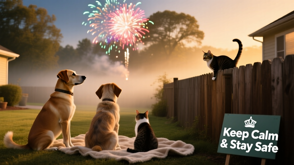 Pets and fireworks: how to keep your furry friends stress-free this firework season