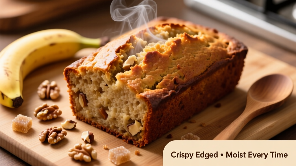 Air Fryer Banana Nut Bread: Crispy Edges, Moist Inside