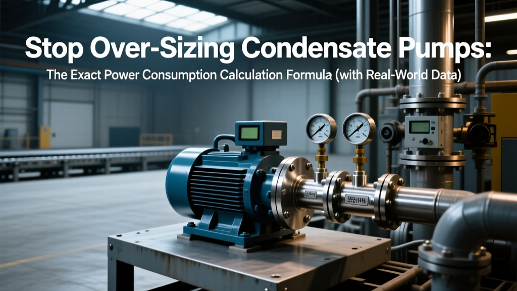 Condensate Pump Power Calculation Formula