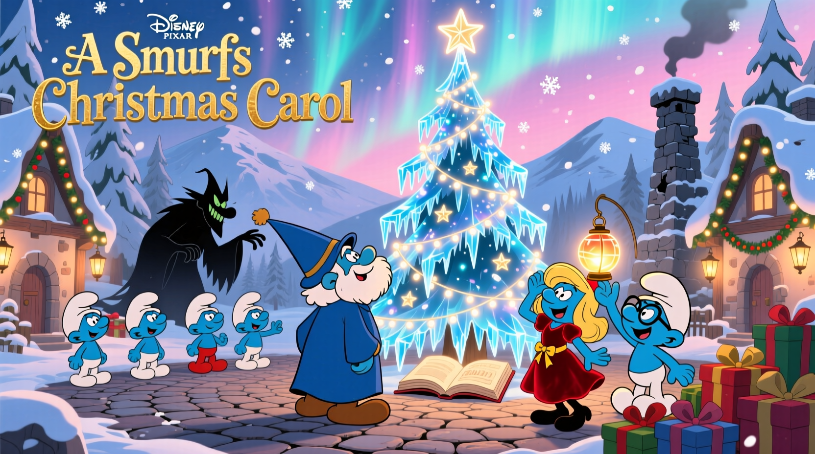 a smurfs christmas carol