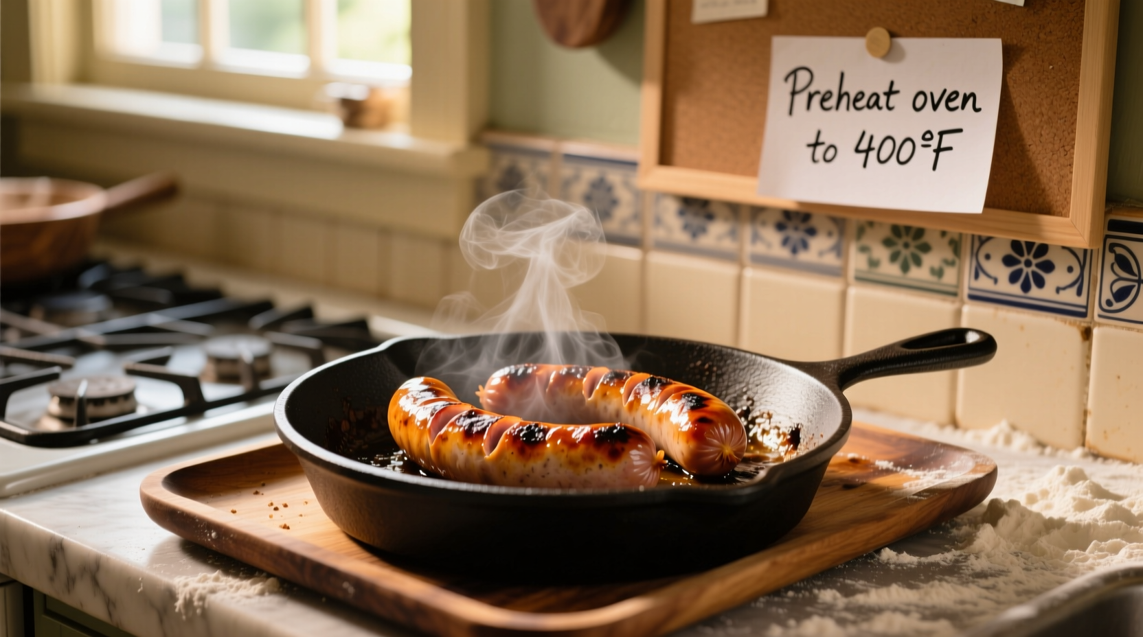 how to cook bratwurst in the oven
