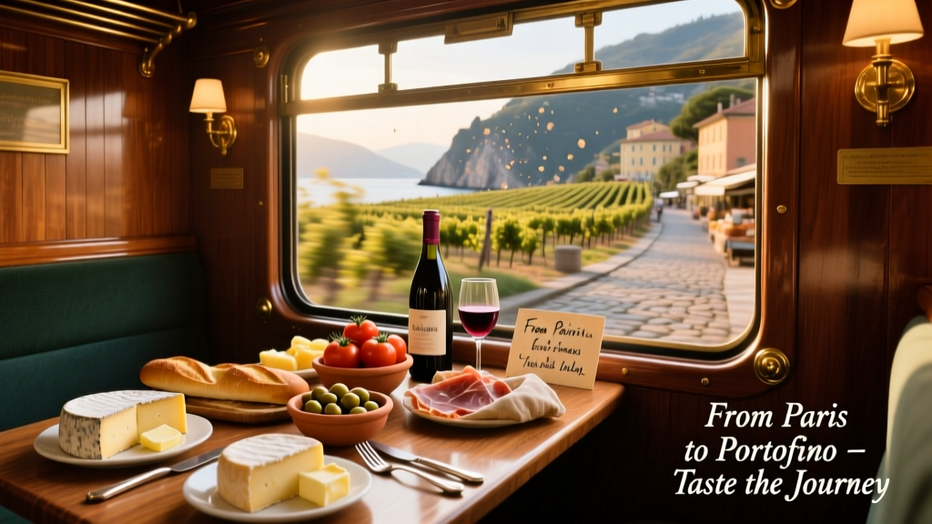 Paris to Portofino Luxury Europe Train Trip: A Gourmet Rail Journey Through France and Italy