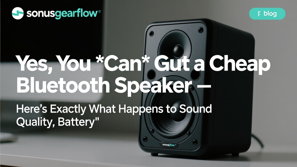Gut Cheap Bluetooth Speaker: What Actually Works