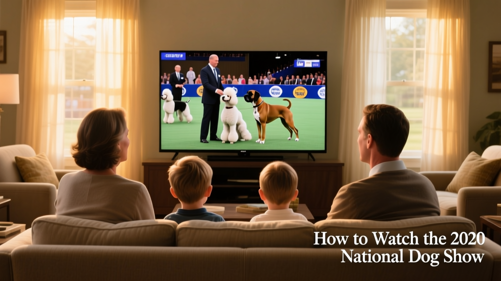 How To Watch the 2020 National Dog Show