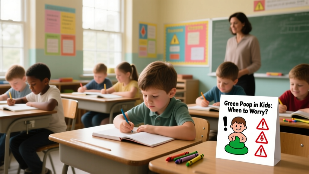 Green Poop in Kids: Causes, When to Worry, and Evidence-Based Guidance for Parents