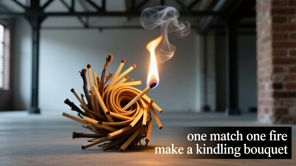 One Match, One Fire, One Kindling Bouquet: The Art and Science of Ultra-Efficient Firecraft in Remote Wilderness