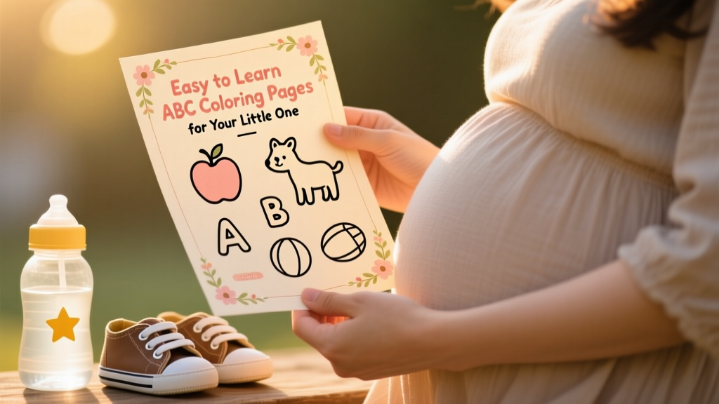 Easy To Learn ABC Coloring Pages for Your Little One: Developmentally Grounded, Pediatrician-Approved Activities for Early Literacy