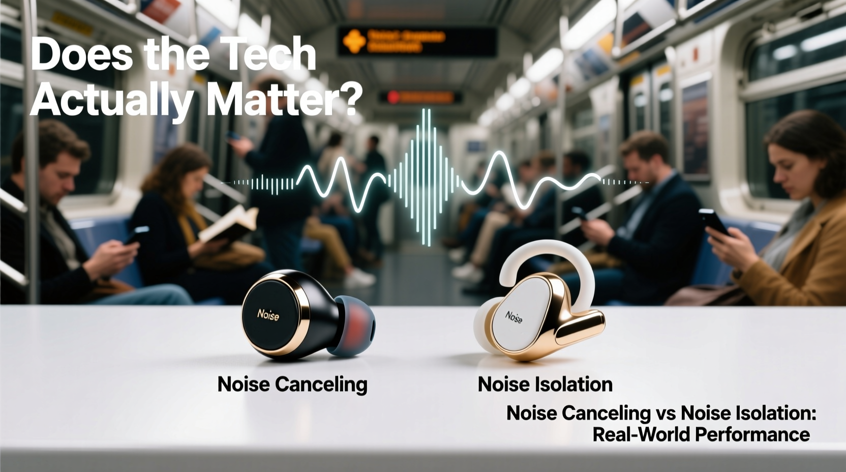 noise cancelling vs noise isolation earbuds does the tech actually matter for commute silence