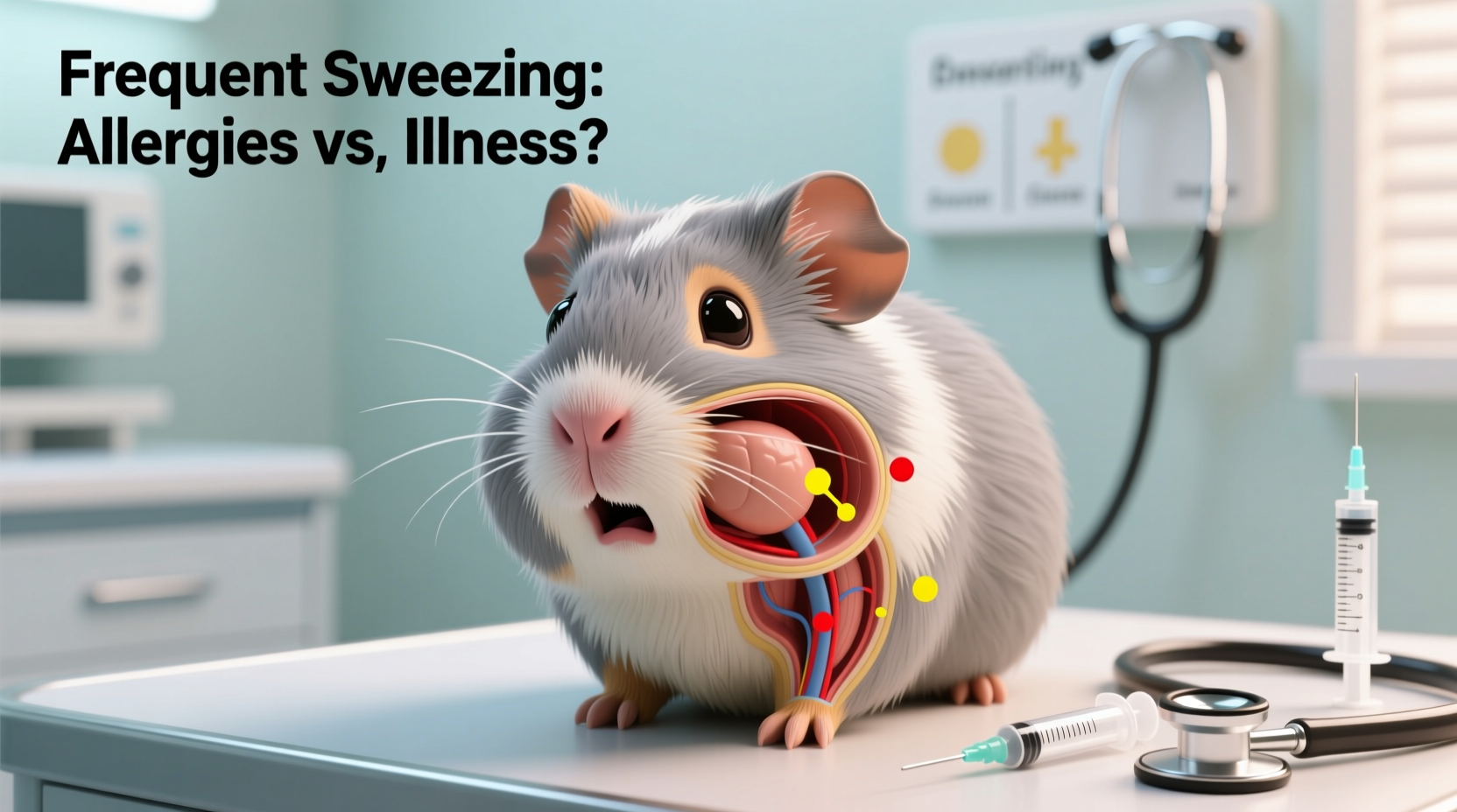 Image showcasing Why Is My Guinea Pig Sneezing Frequently Signs Of Allergies Vs Illness