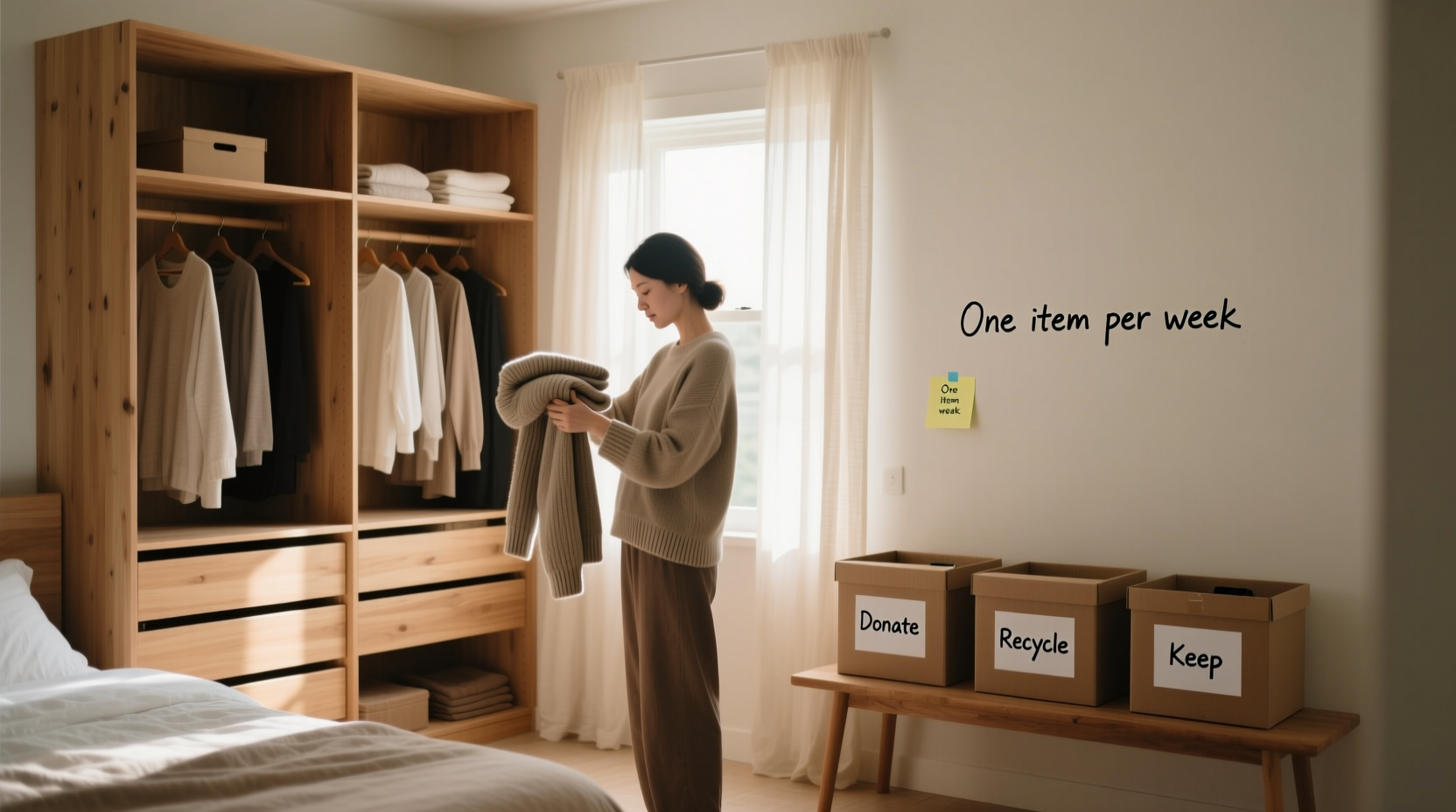 best way to declutter your closet without regretting donations