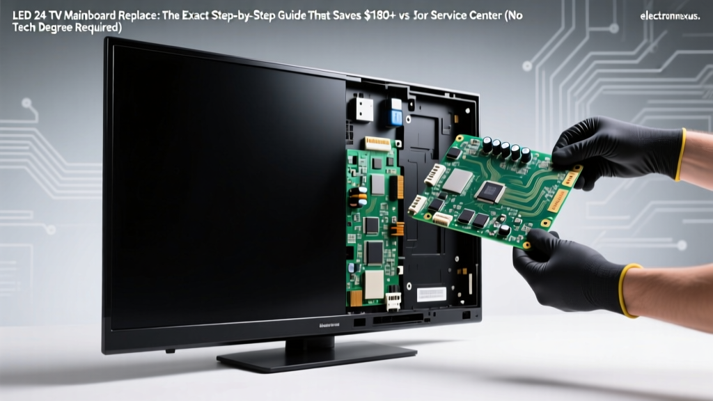 LED 24 TV Mainboard Replace: The Exact Step-by-Step Guide That Saves $180+ vs. Service Center (No Tech Degree Required)