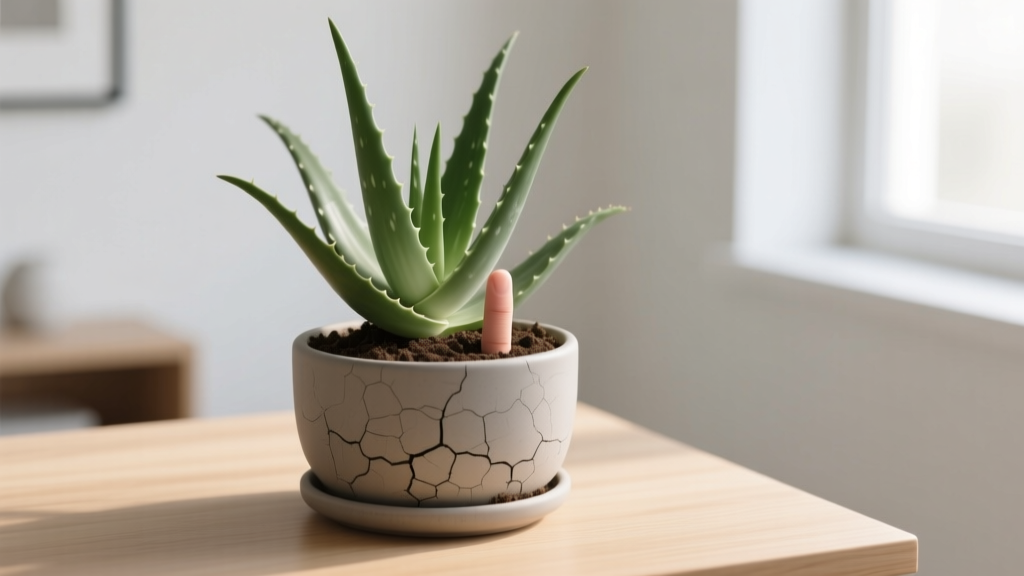 How Often to Water Indoor Aloe Plant Soil Mix