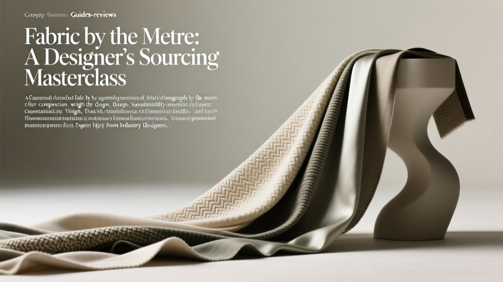Fabric by the Metre: A Designer’s Sourcing Masterclass