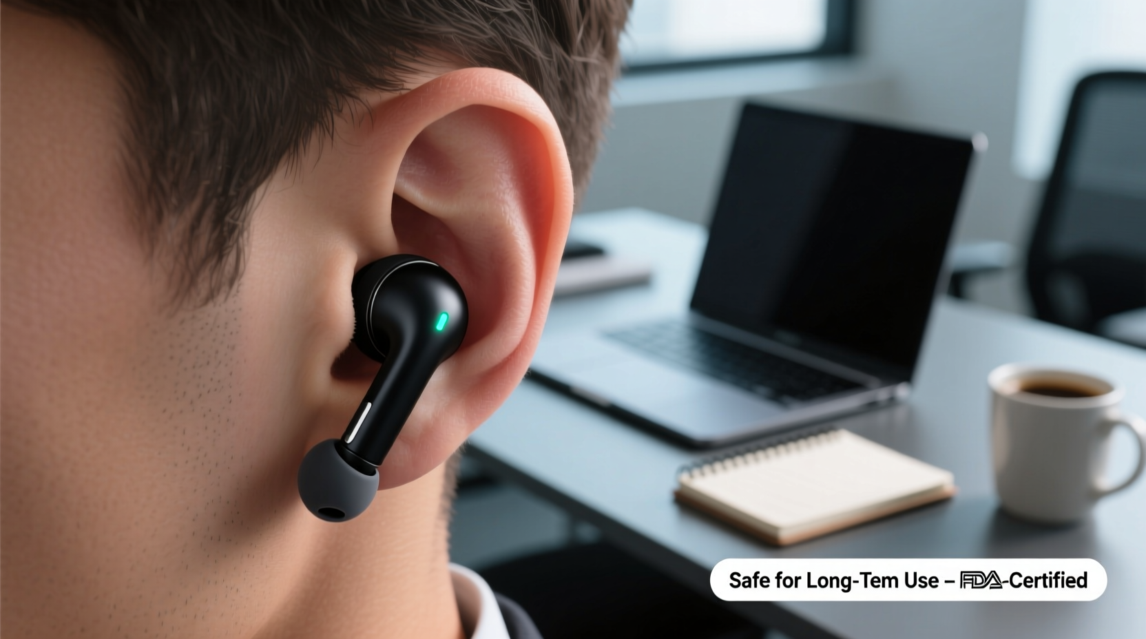 are noise cancelling earbuds safe for long term use during work hours