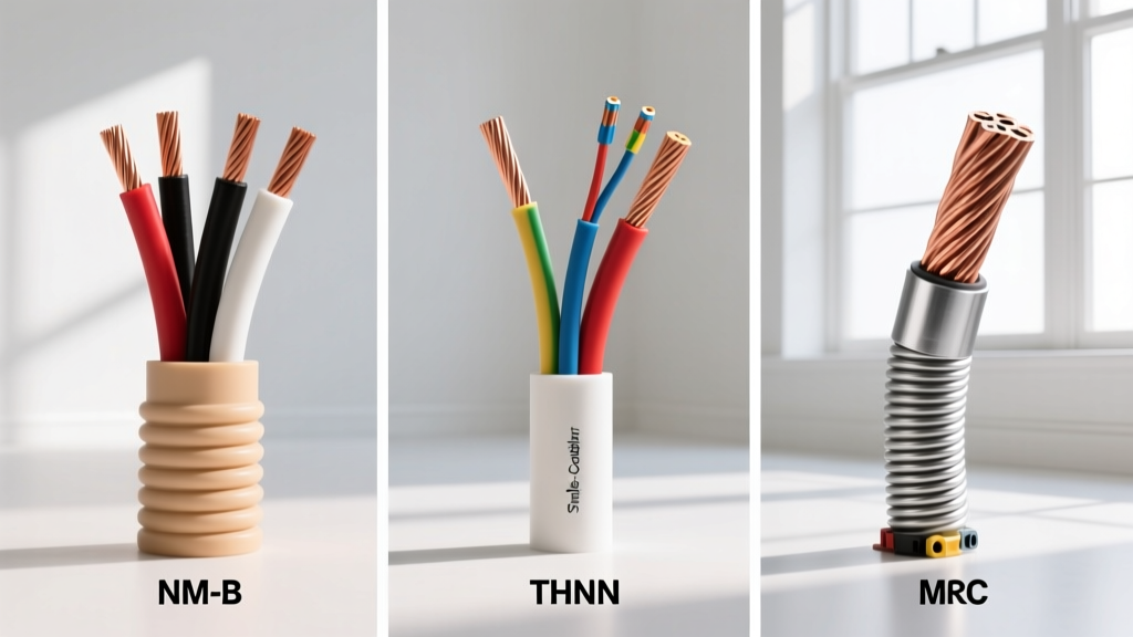 Residential Types of Wiring: NM-B, THHN, and MC Cable Compared
