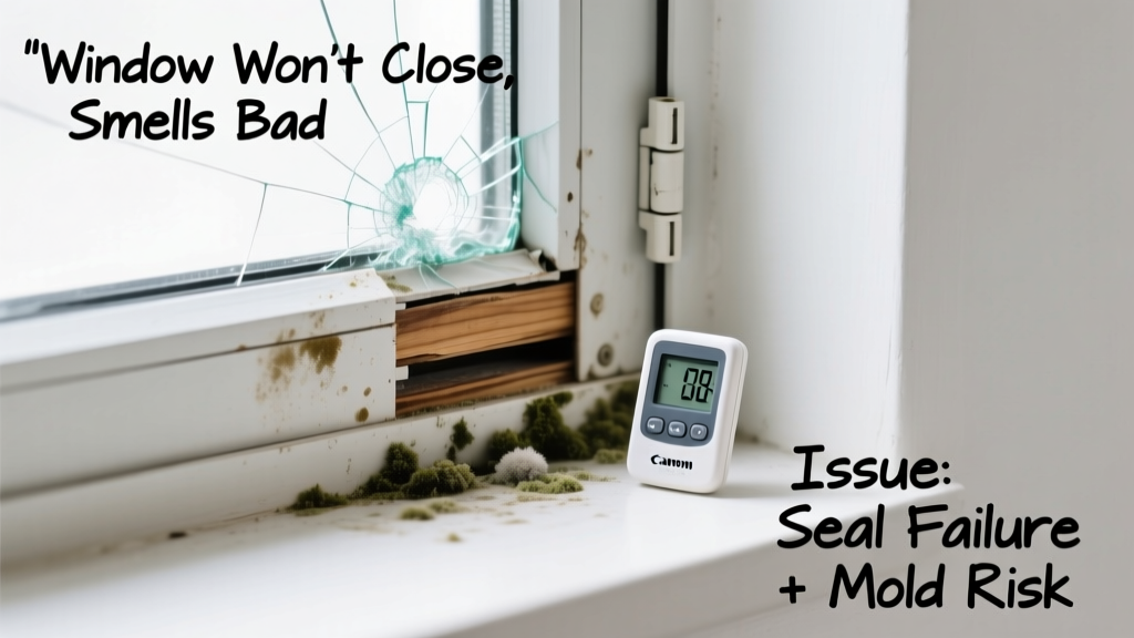 Window Won’t Close & Smells Bad: Quick Diagnosis