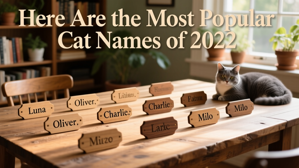 Here Are the Most Popular Cat Names of 2022