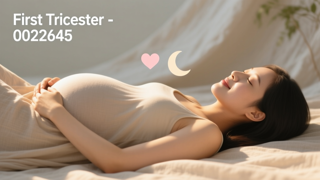 Safe and Supportive Sleeping Positions During the First Trimester of Pregnancy