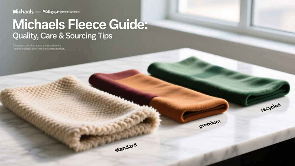 Michaels Fleece Guide: Quality, Care & Sourcing Tips