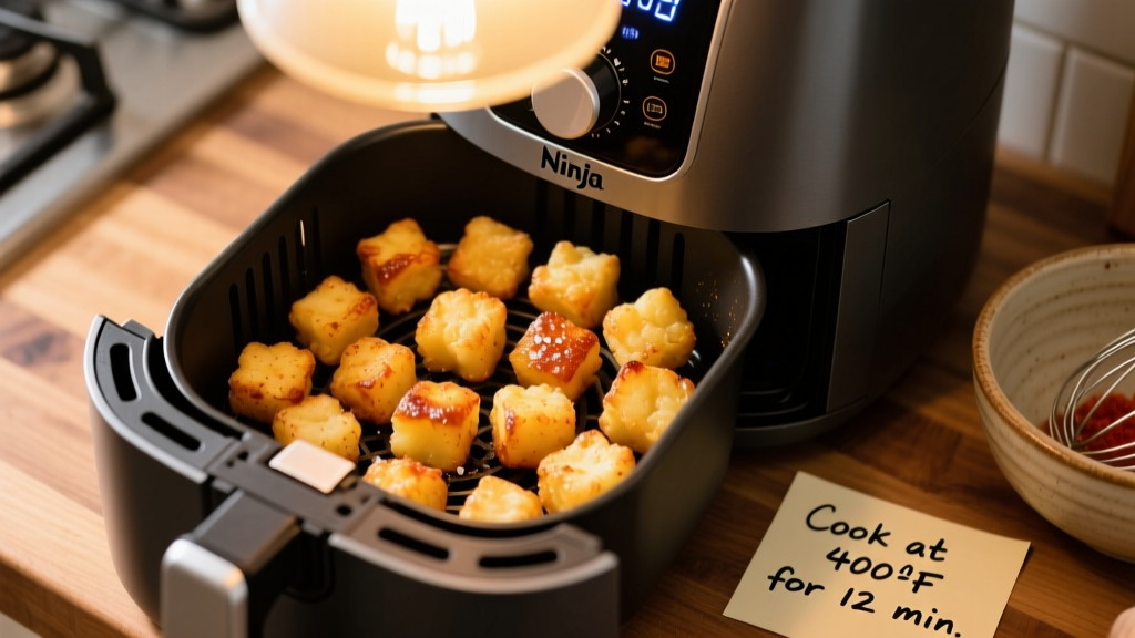 Perfect Frozen Tater Tots in a Ninja Air Fryer