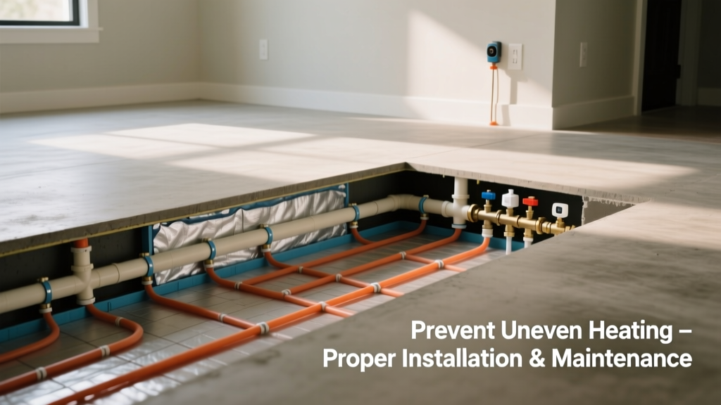 Prevent Radiant Floor Uneven Heating in Hydronic Systems