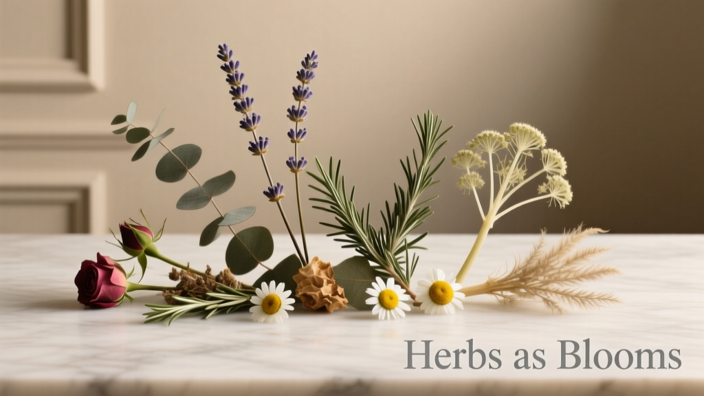 Herbs as Elegant Alternatives to Cut Blooms: A Horticulturist’s Guide to Texture, Scent, and Seasonal Resilience