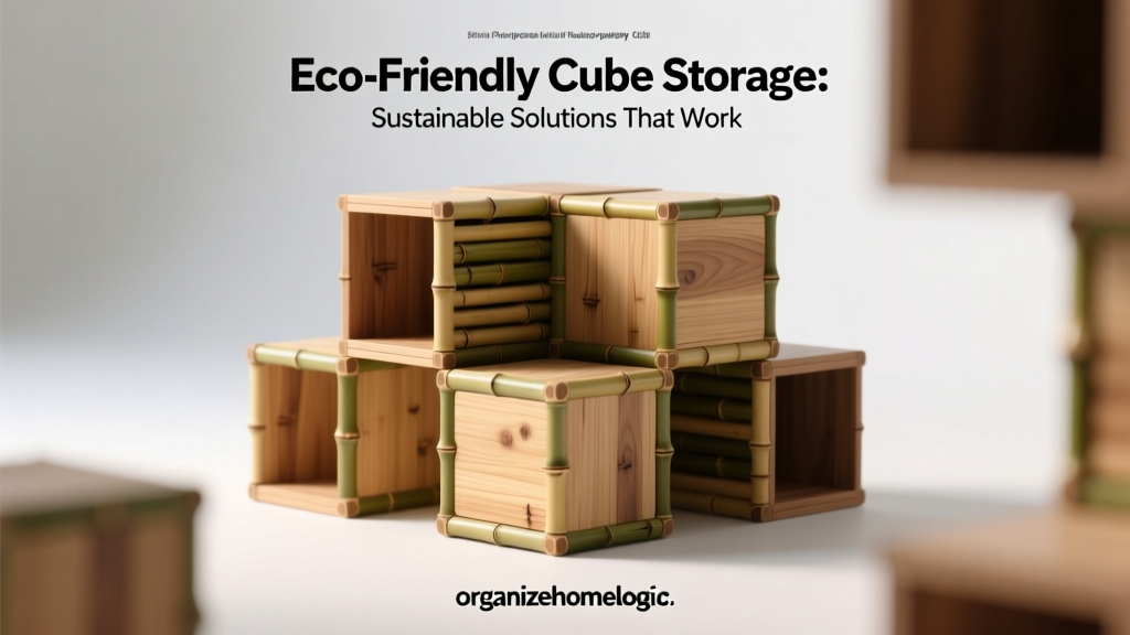 Eco-Friendly Cube Storage: Sustainable Solutions That Work