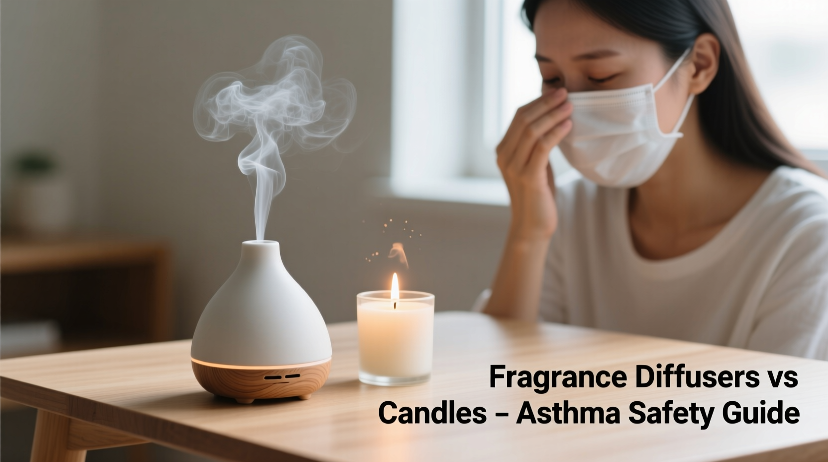 are fragrance diffusers better than candles for people with asthma