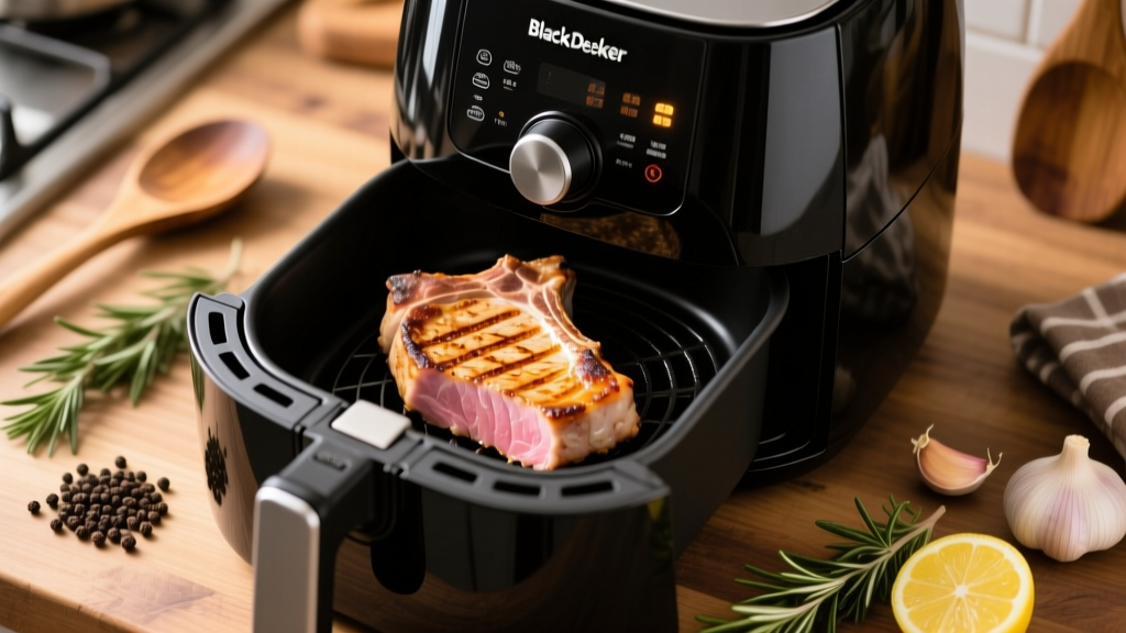 Perfect Pork Chops in a Black Decker Air Fryer