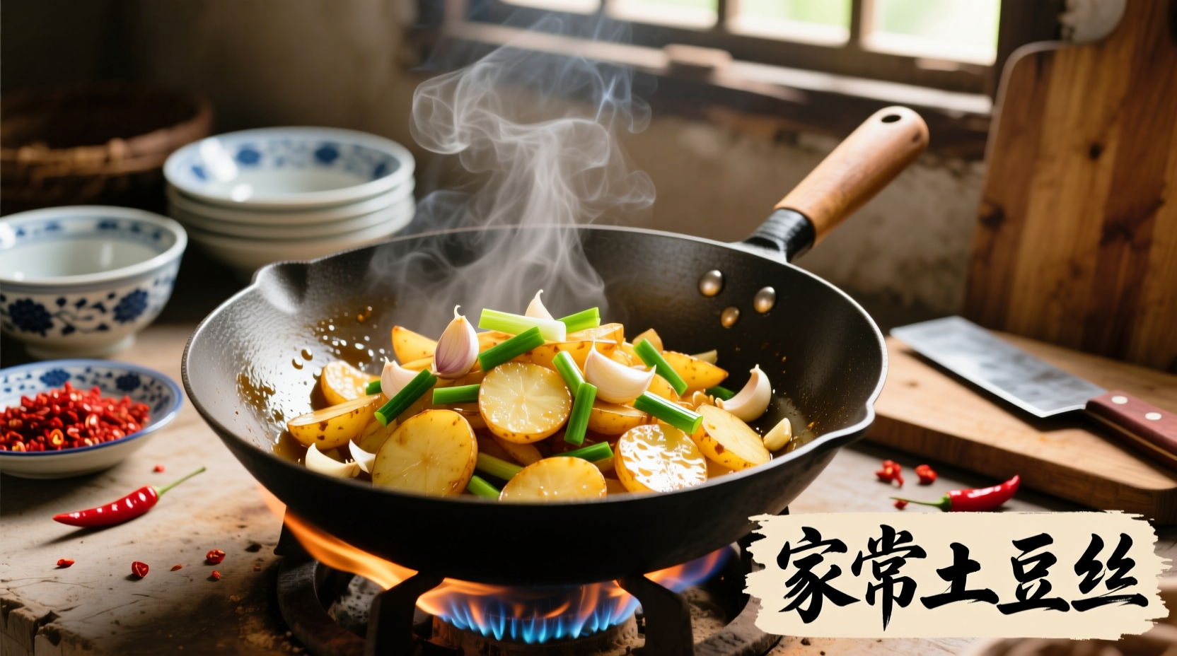 Authentic Chinese Potato Stir Fry Recipe in 30 Minutes