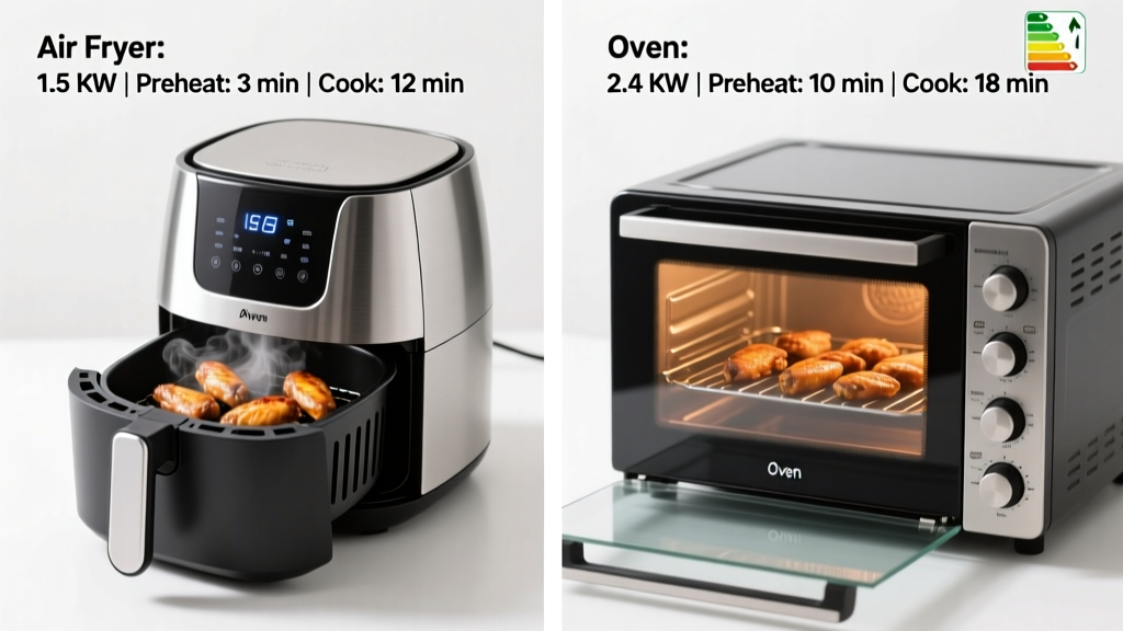 Air Fryer vs Oven Efficiency: Real Cooking Data