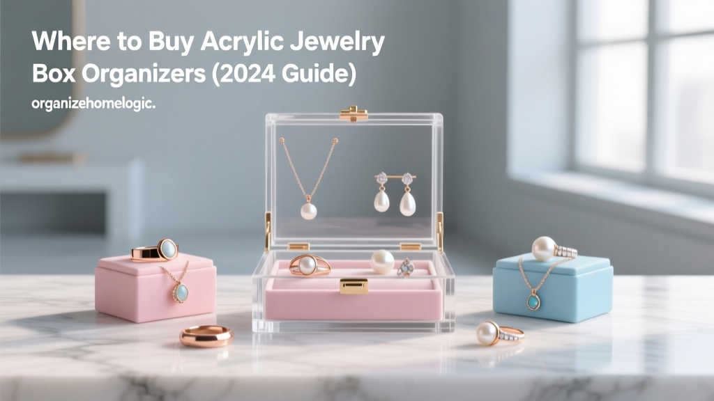 Where to Buy Acrylic Jewelry Box Organizers (2024 Guide)