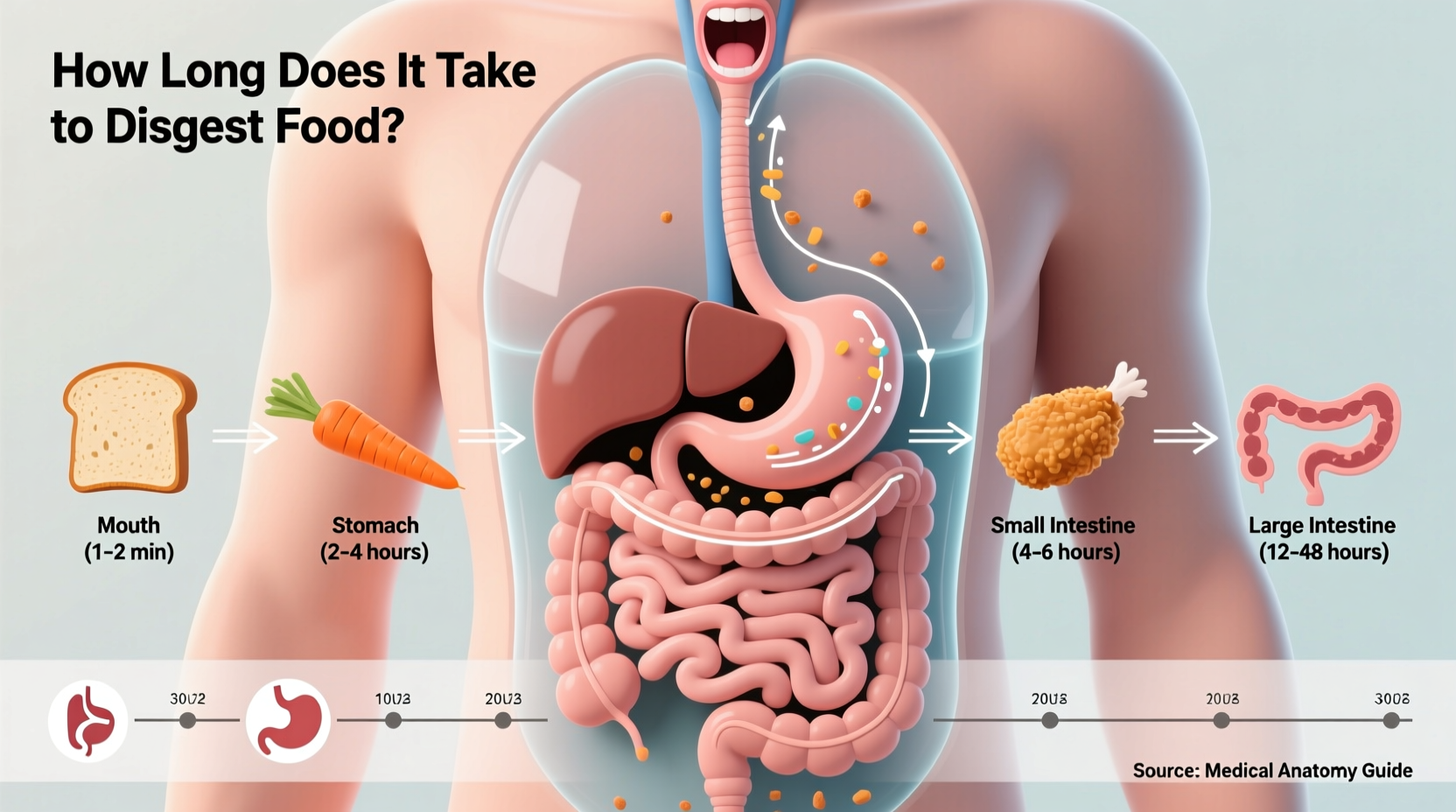 Digestion Time Explained: 24-72 Hours Average