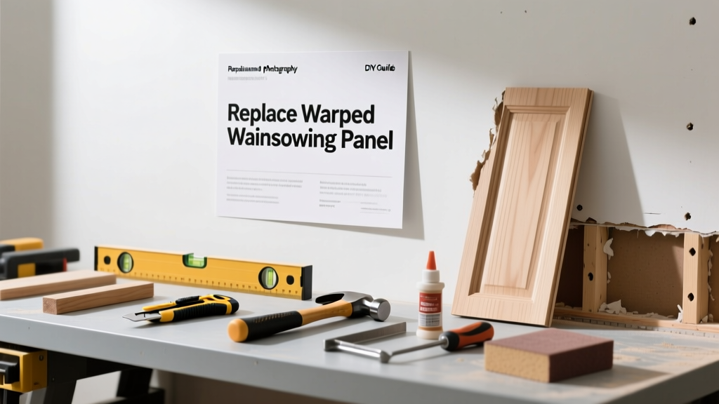 Replace Warped Wainscoting Panel: DIY Fix Guide