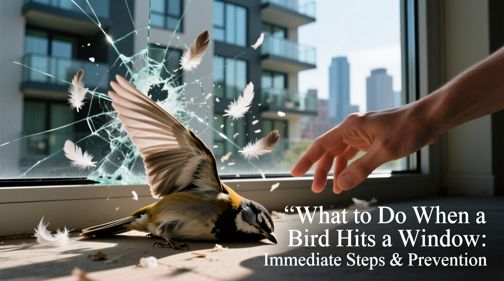 what to do when bird hits window