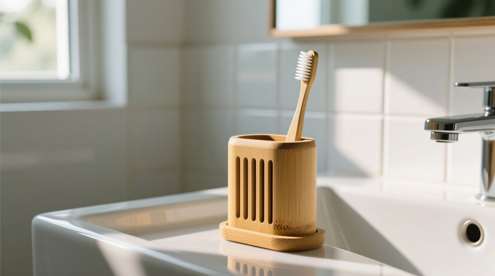 bamboo toothbrush storage eco friendly bacterial control