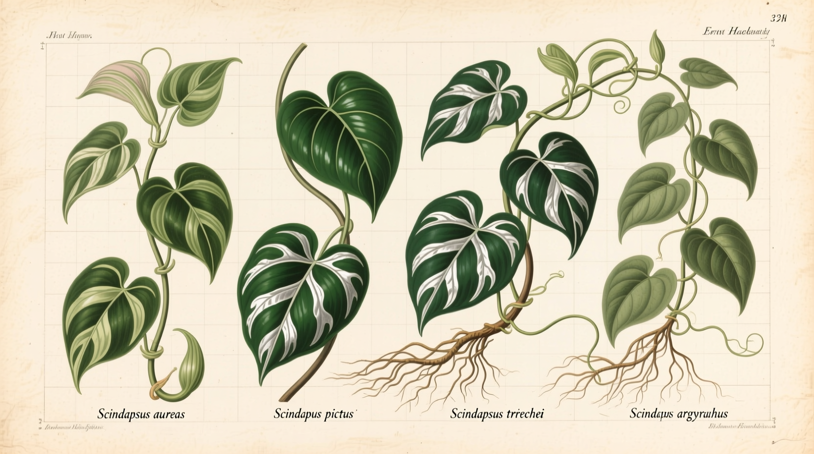 types of scindapsus