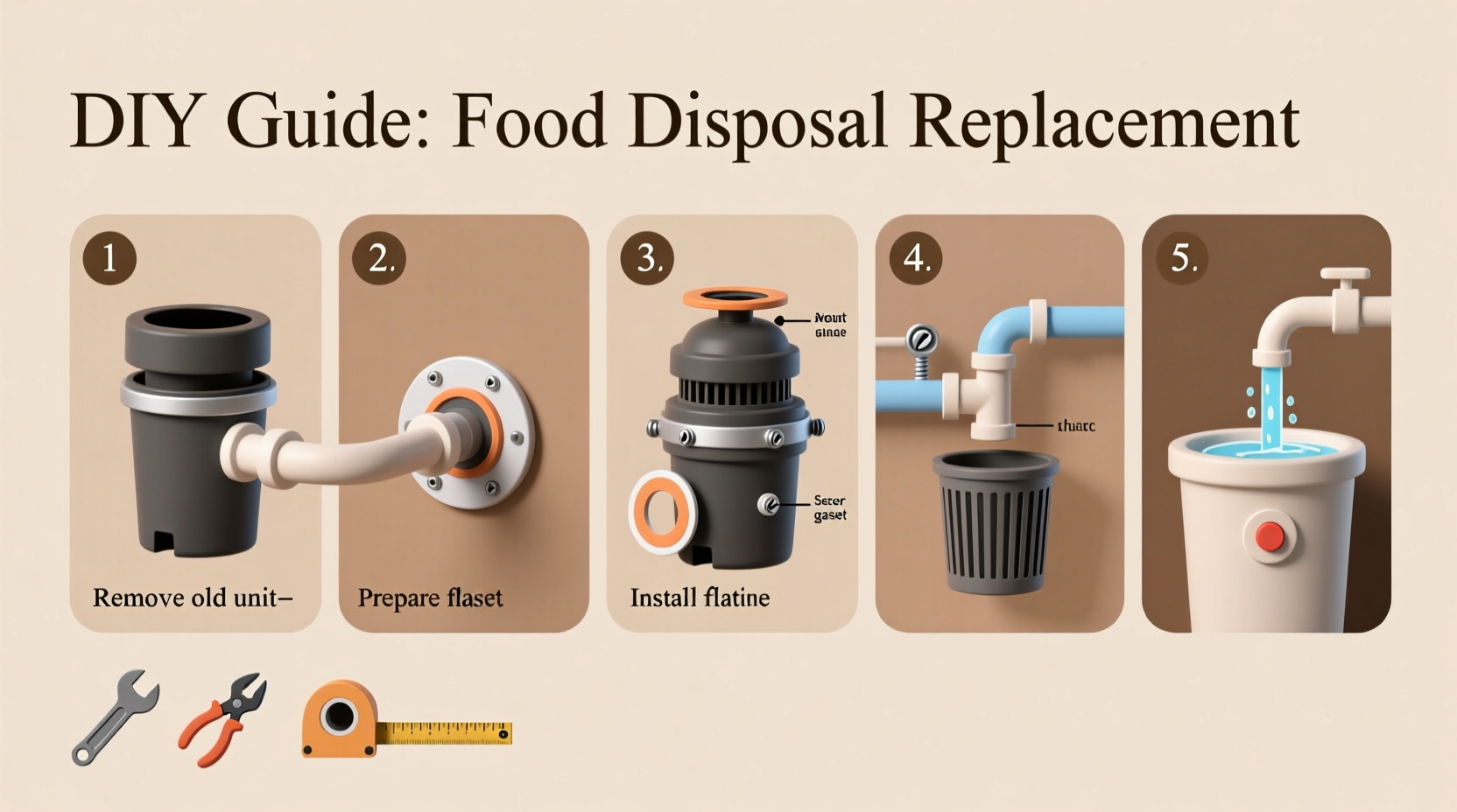 how to change food disposal