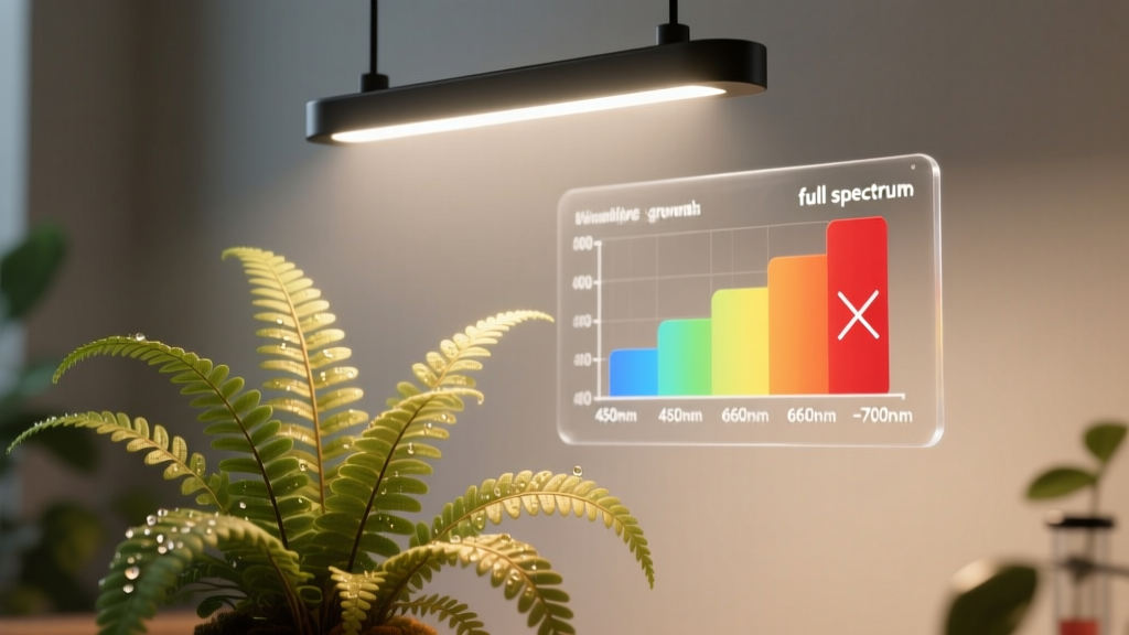Light Spectrum for Indoor Plants: What Ferns Really Need