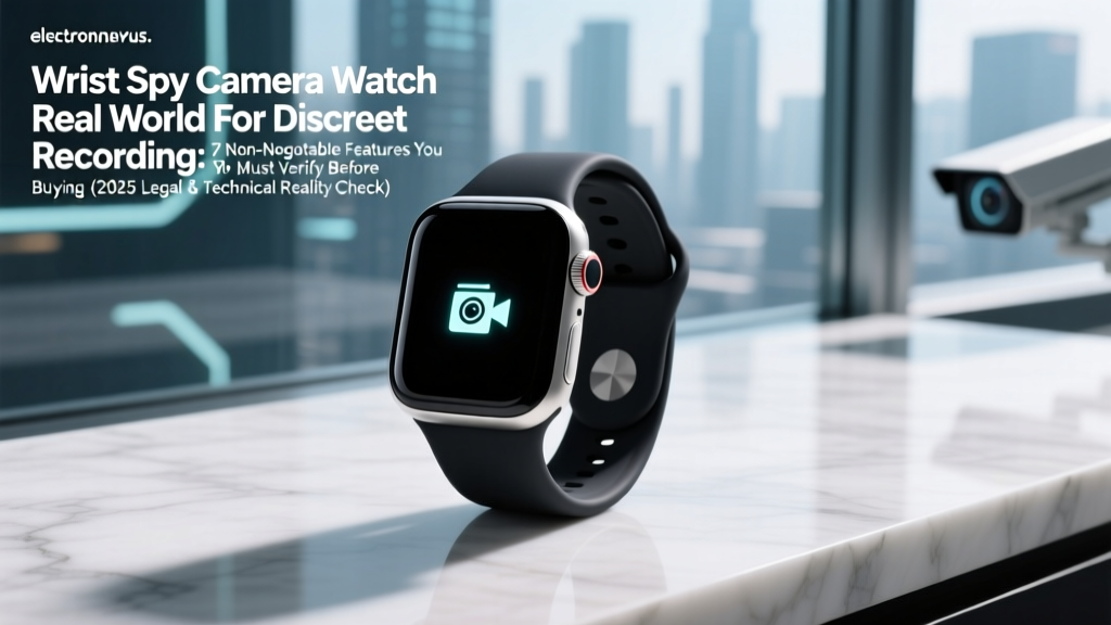 Wrist Spy Camera Watch Real World For Discreet Recording: 7 Non-Negotiable Features You Must Verify Before Buying (2025 Legal & Technical Reality Check)