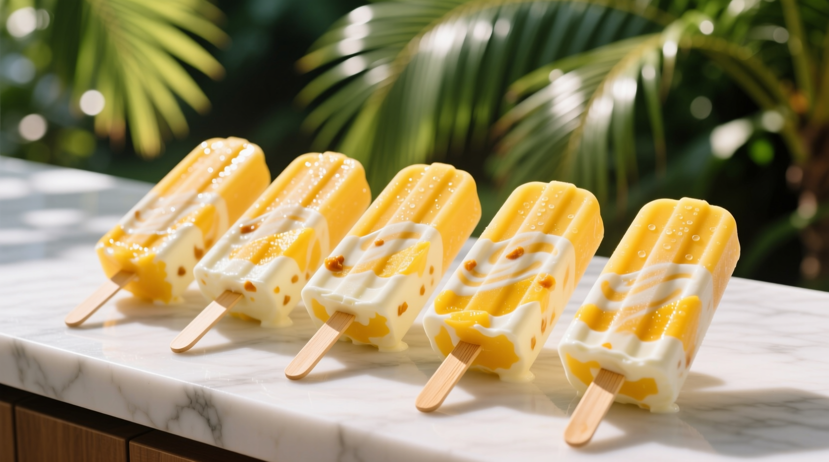 mango yogurt popsicles