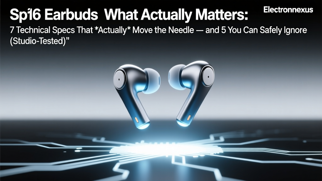 Sp16 Earbuds What Actually Matters: 7 Technical Specs That *Actually* Move the Needle — and 5 You Can Safely Ignore (Studio-Tested)
