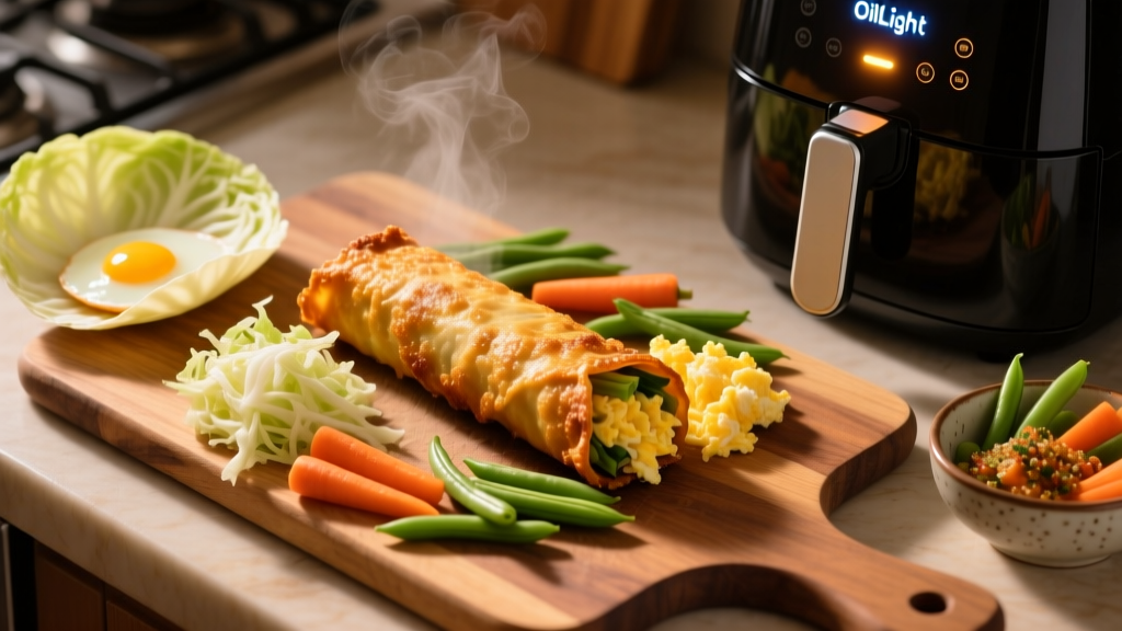 Air Fryer Vegetable Egg Rolls: Crispy, Oil-Light & Foolproof