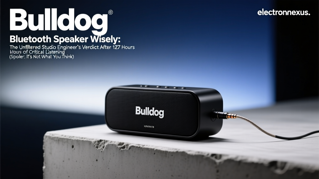 Bulldog Bluetooth Speaker Wisely: The Unfiltered Studio Engineer’s Verdict After 127 Hours of Critical Listening (Spoiler: It’s Not What You Think)